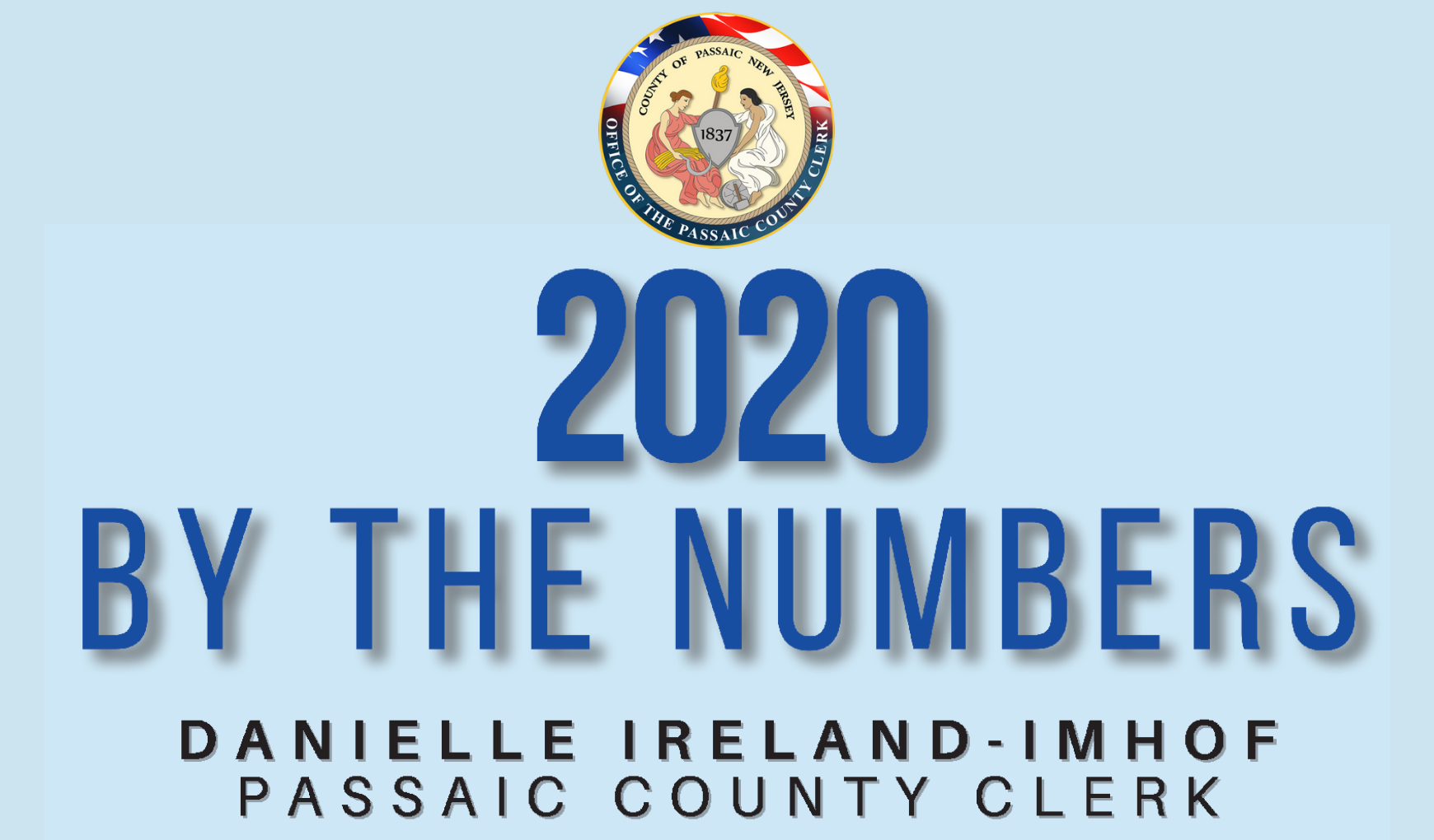 2020 By The Numbers, Passaic County Clerk