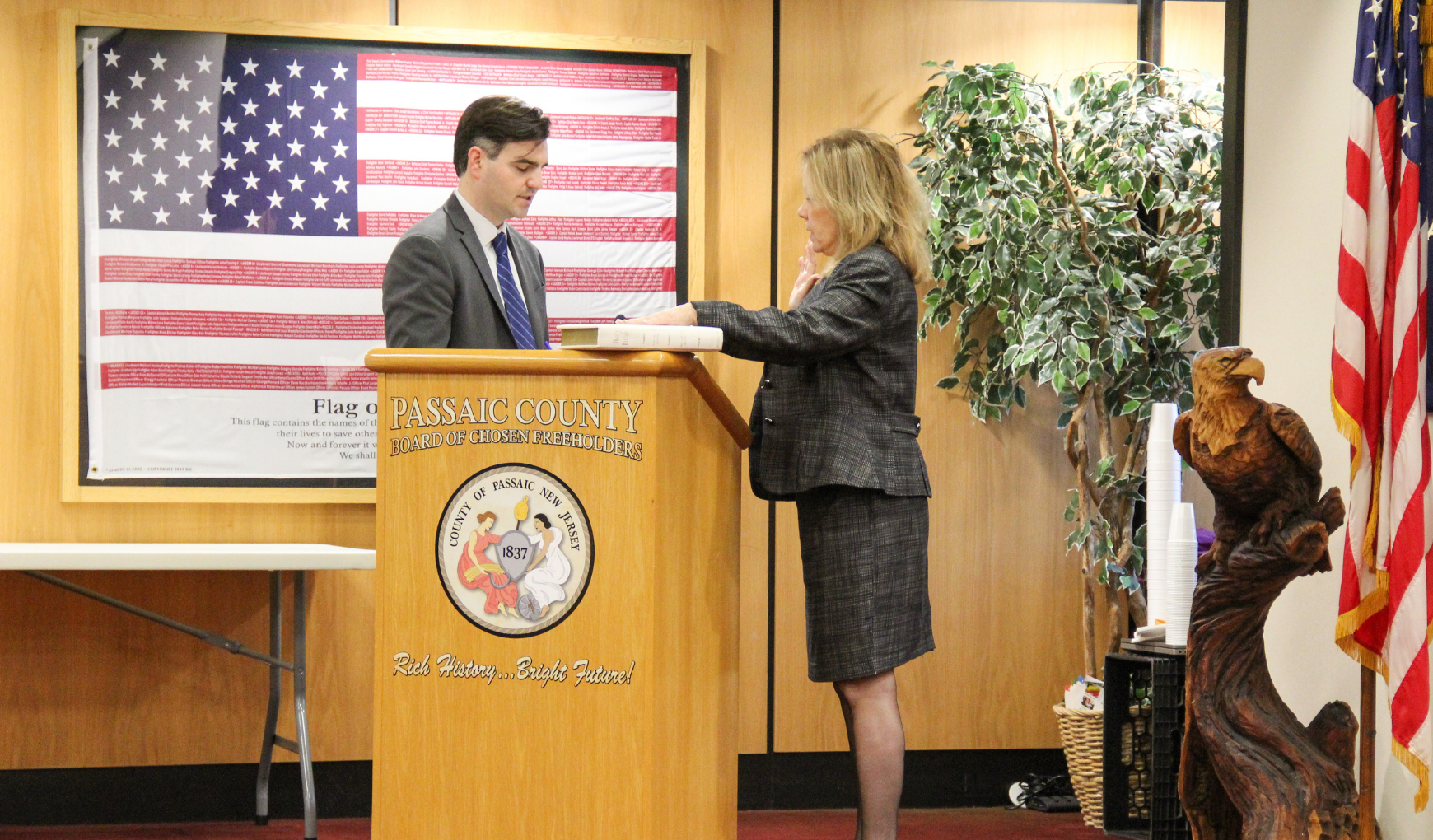 Swearing In of Director Lazzara