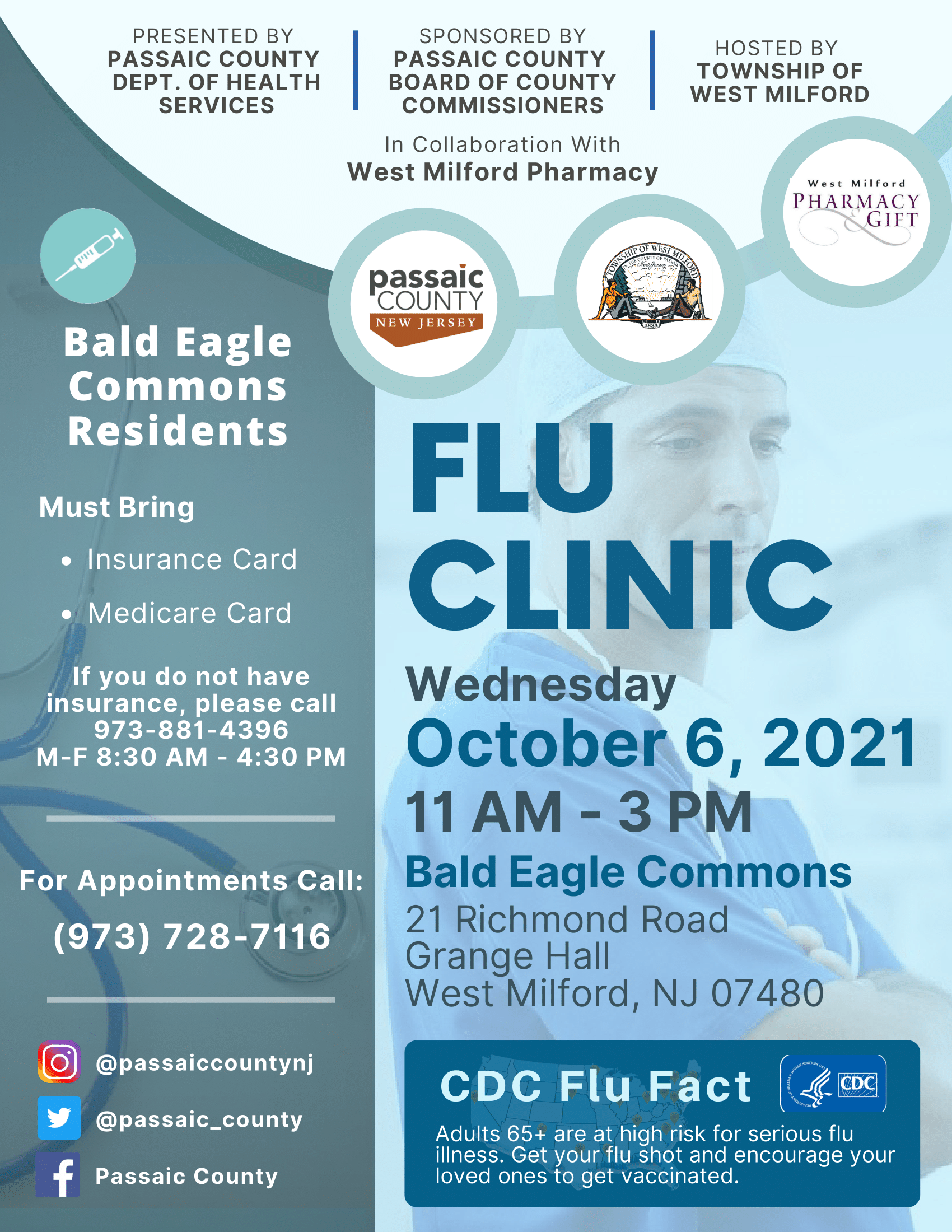 Flu Clinic October 6, 2021