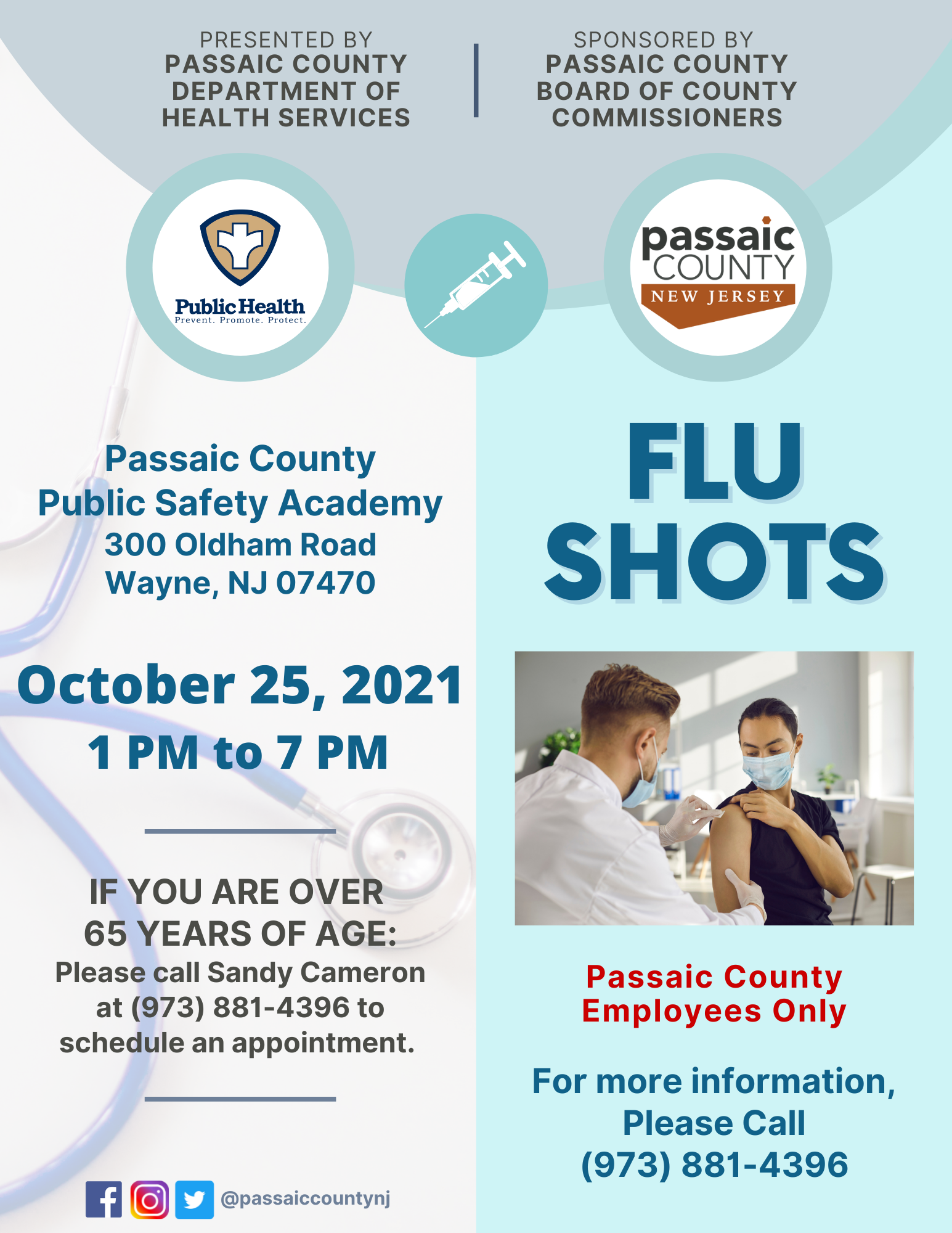 Flu Clinic October 25, 2021