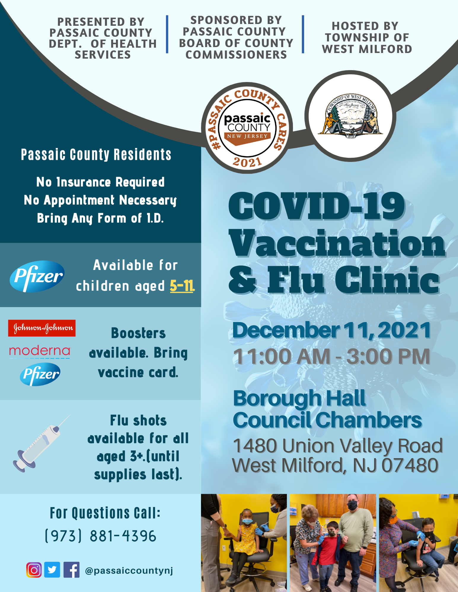 December 11, 2021 West Milford COVID-19 Vaccination