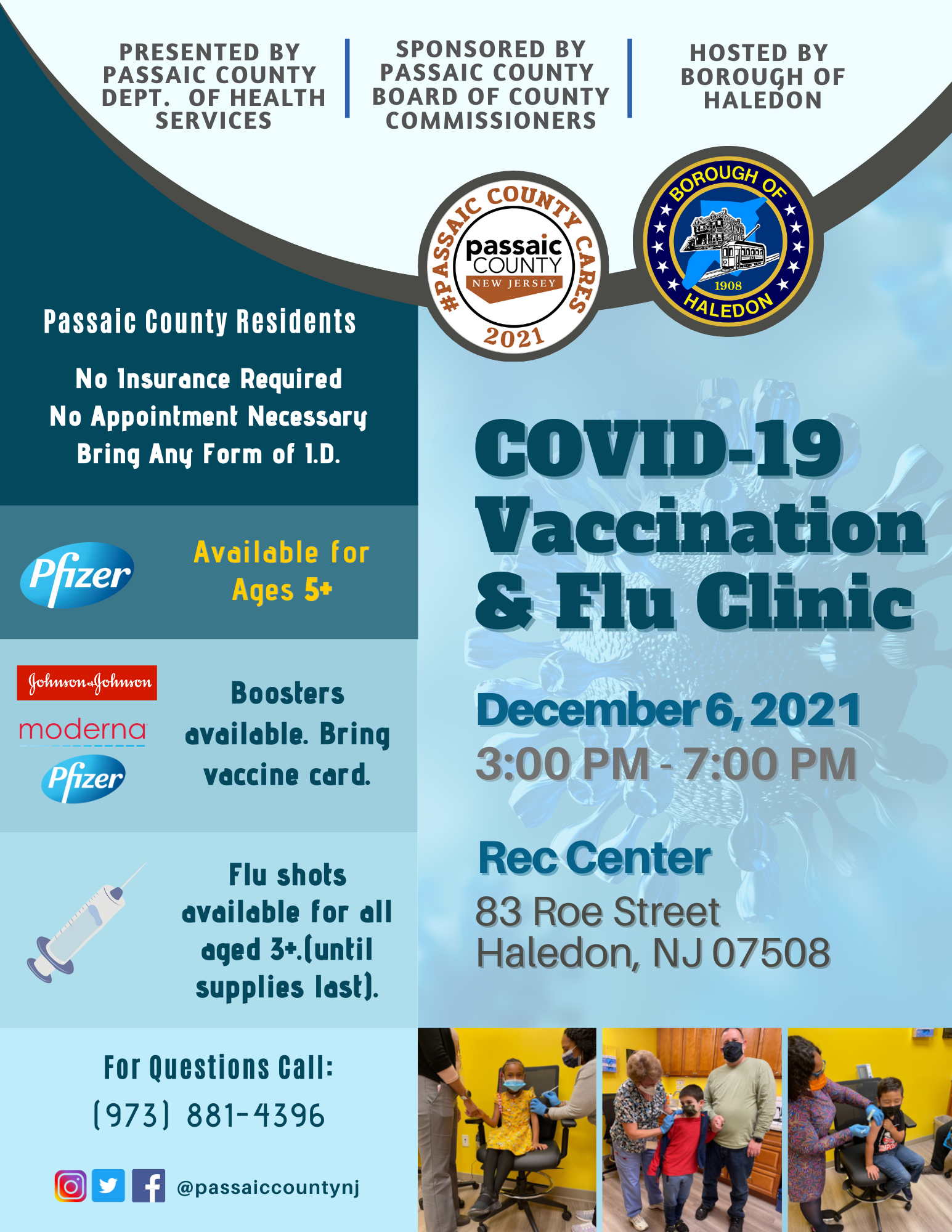 December 6, 2021 Haledon COVID-19 Vaccination