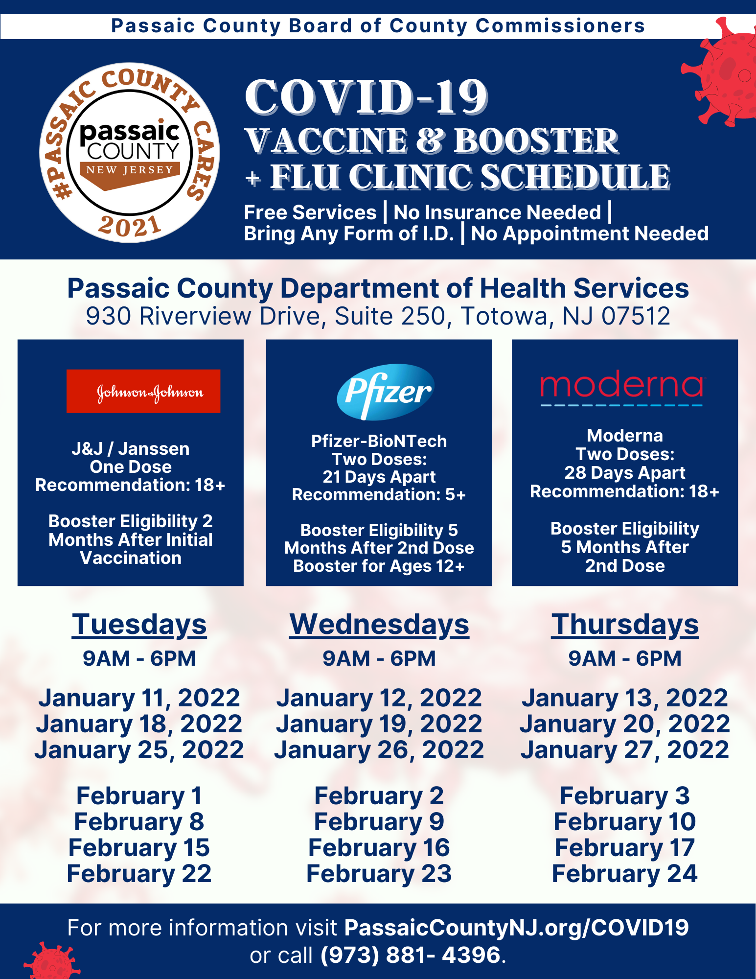 COVID-19 Vaccination, January and February