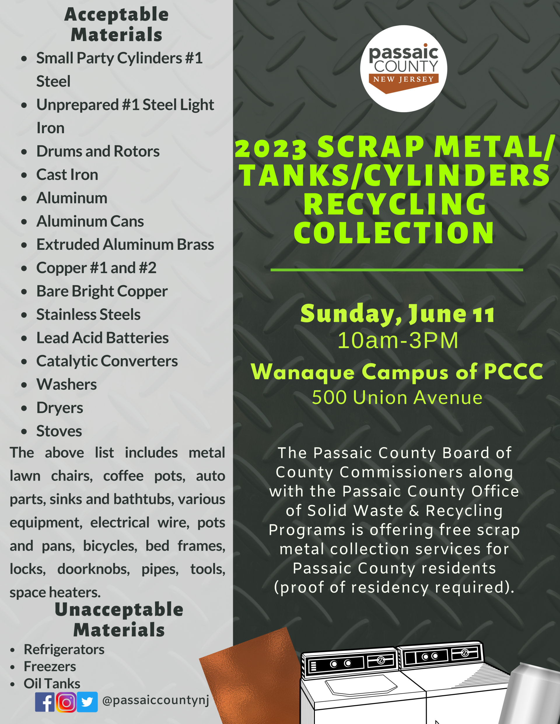 Tanks, Cylinders, Scrap Metal 2023