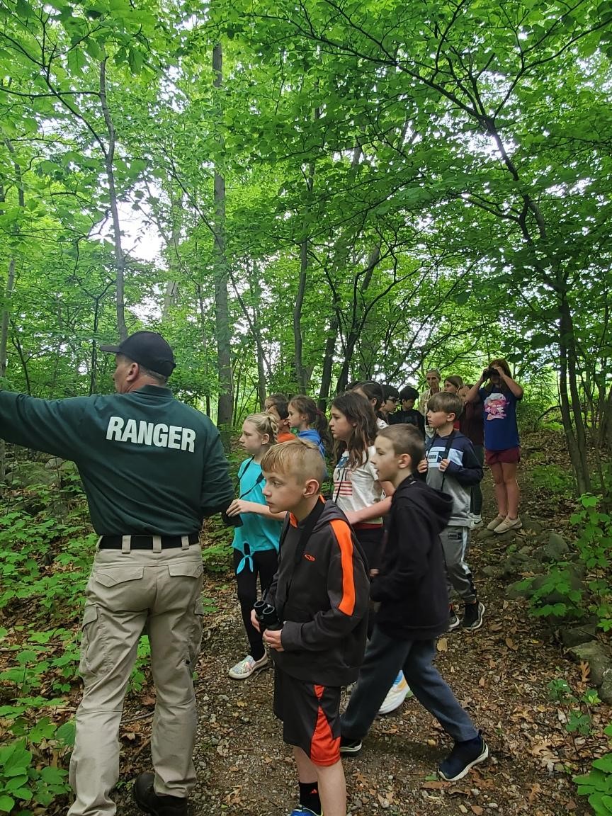 Apshawa School Visit nature walk